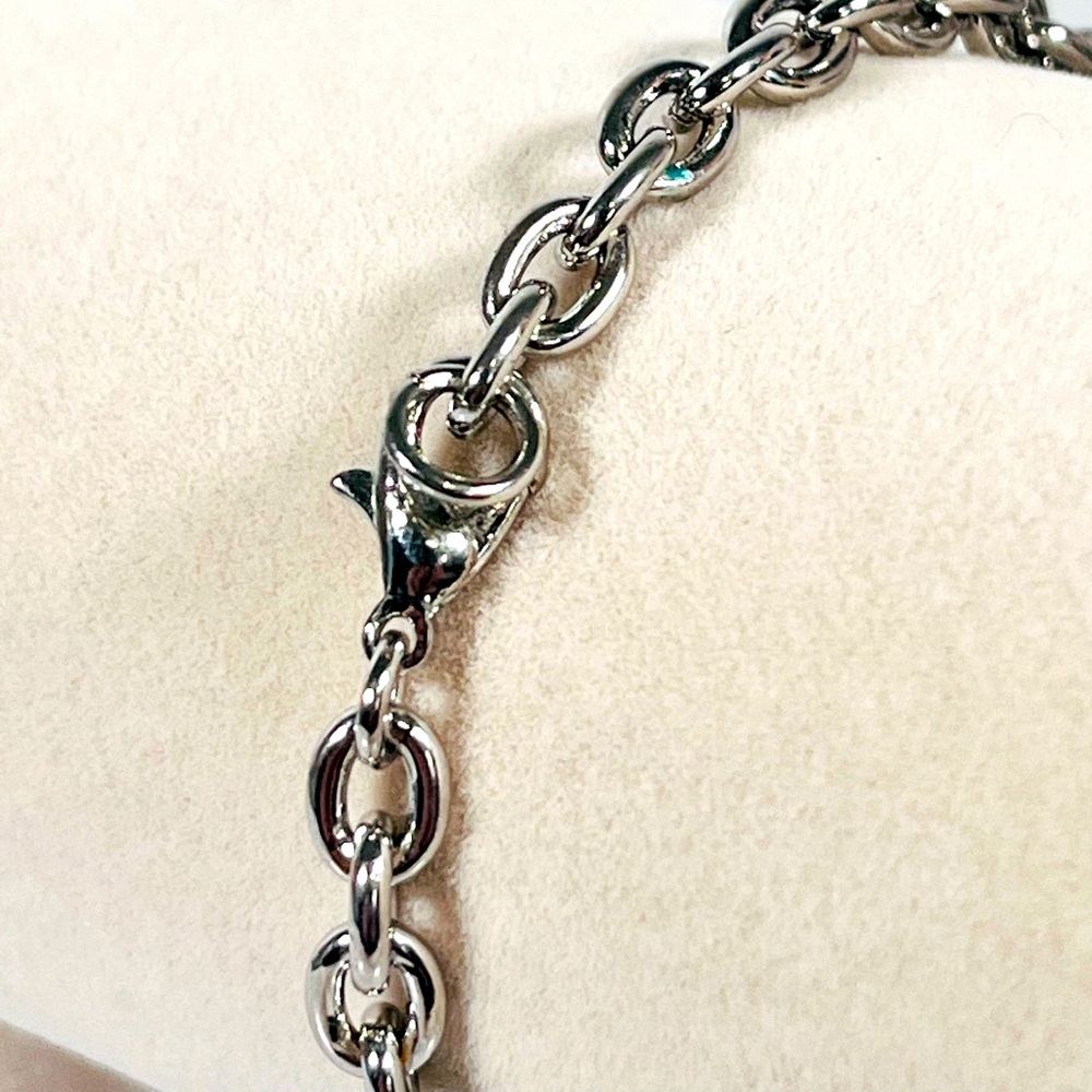 Silver Starfish Charm Bracelet - Picture 5 of 7